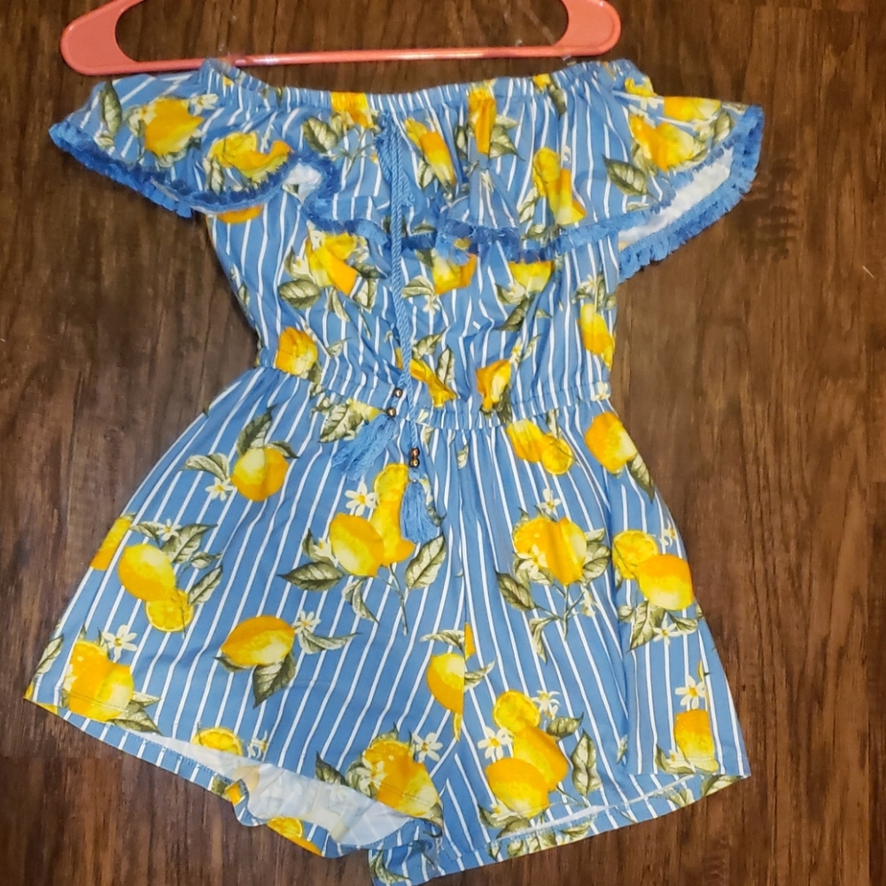 Stretchy Lemon Romper